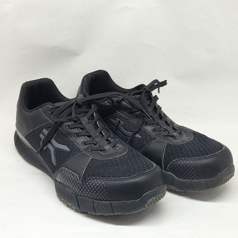 KURU Shoes Mens 12 Black Quantum Casual Comfort Sneaker